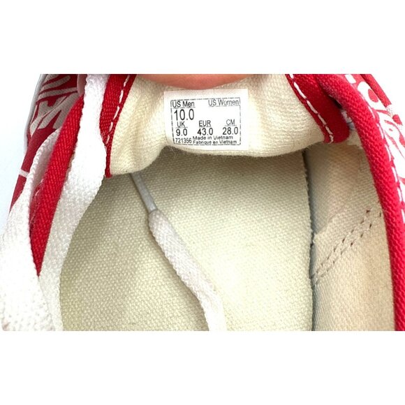 VANS Men’s Doheny OTW Repeat R&W Logo Print Skateboard Shoes Sneakers Size 10 - Picture 10 of 10